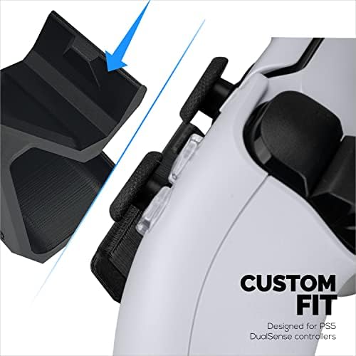 PS5 Game Controller & Headphone Hanger Console Mount for PlayStation PS5 DualSense Gamepad, Hook-On Hanger Bracket - Black - Image 6