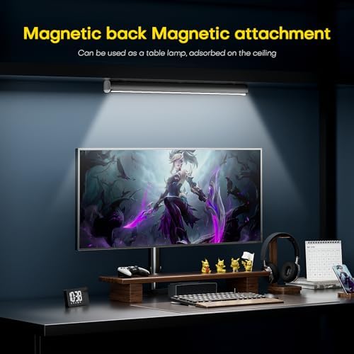 XINBAOHONG Mini Laptop Monitor Light, Computer Monitor Screen Light Care-Reading LED Task Lamp Adjustable Brightness Color Temperature Reading Laptops - Image 6