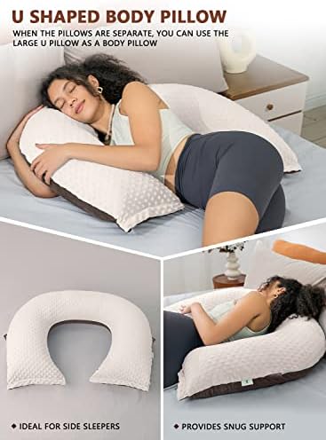 INSEN Reading Pillow, Back Pillow for Sitting in Bed and Couch, Gaming Pillow for Adults, Sit Up Support for Bed - Image 4