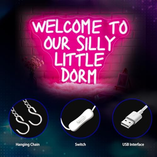 Neon Sign, Dorm Room Neon Signs for Wall Decor LED Signs Neon Light - Image 5