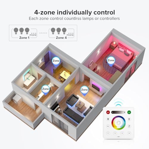 BTF-LIGHTING RC4 RF Wireless LED Dimmer Remote - Image 2