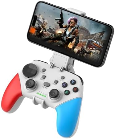 Joso Wireless Mobile Gaming Controller for iPhone, Android, iPad, Tablet, PC, Phone Controller with Phone Clip Supports Cloud Game, COD Mobile, Genshin Immpact, Remote Player Gamepad by Joso