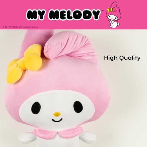 My Melody Sanrio Bedding Super Soft Plush Decorative Throw Cuddle Pillow, (Officially Licensed Product) By Franco Collectibles - Image 4