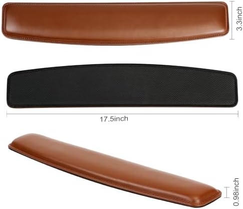 RICHEN Keyboard Wrist Rest Pad and Mouse Wrist Rest Support Mouse Pad Set,Sturdy & Comfortable & Lightweight for Easy Typing & Pain Relief-Ergonomic Support (Brown) - Image 3