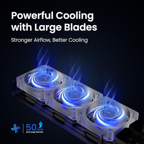 KIWIHOME Cooling Fan for PS5 Pro, Quiet Cooler with Auto Speed USB3.0 - Image 3