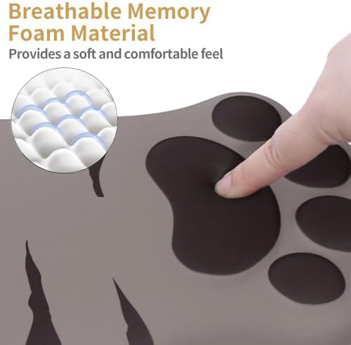 L-SPOUTTO Ergonomic Mouse Pad with Wrist Rest,Cute Mouse Pad Wrist Support - Image 3