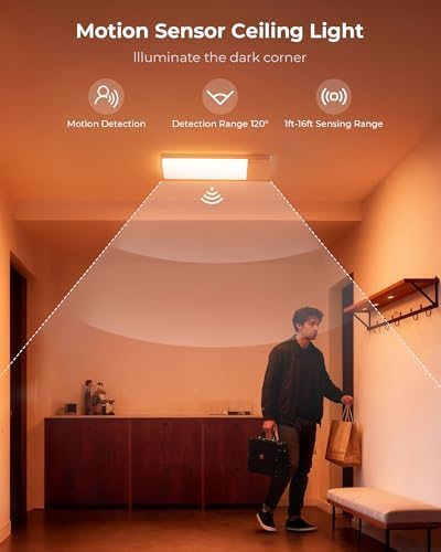 Rechargeable Motion Sensor Closet Light, Ceiling Light for Pantry, Garage - Image 3