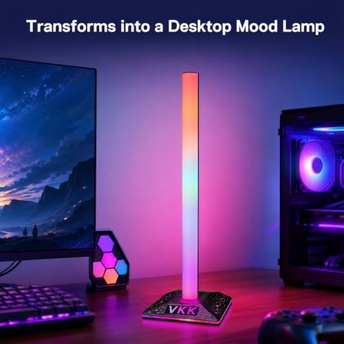 RGB+IC Floor Lamp, RGB Color Lamp with 3 Controls (3-Section, 1 Pack) - Image 7