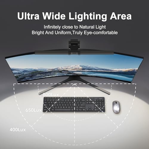 Monitor Light Bar with Motion Sensor, USB LED Desk Lamp,Home Office Gaming - Image 5