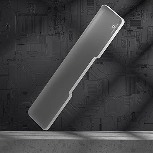 Acrylic Keyboard Wrist Rest - TENKEYLESS (TKL) 80% Keyboard- Mechanical Keyboards Ergonomic Palm Rest for Computer Keyboard,Anti-Slip Base,Wrist Pad for Laptop,Office & Home-Easy Typing - Image 3