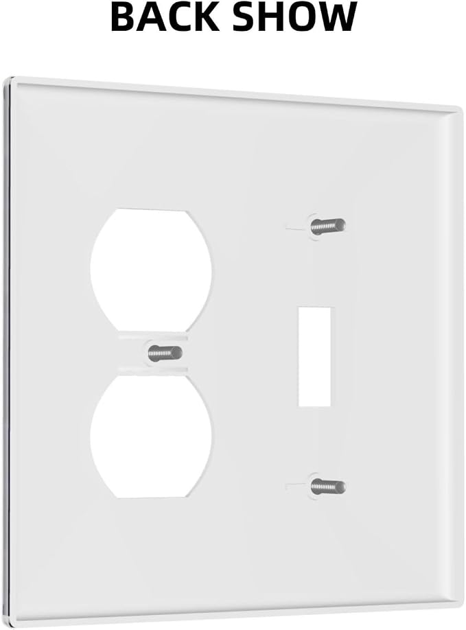 Decorative Outlet Covers Welcome to the Game Room Sign 2 Gang Combination 1 Toggle/1 Duplex Light Switch Cover Gfci Wall Plate Electrical Receptacle Switchplate for Bedroom Decor - Image 4