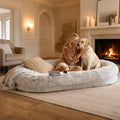 Grey Human Dog Bed - 71''x45''x12'' Size Fits Adult and Pet by FollowUs