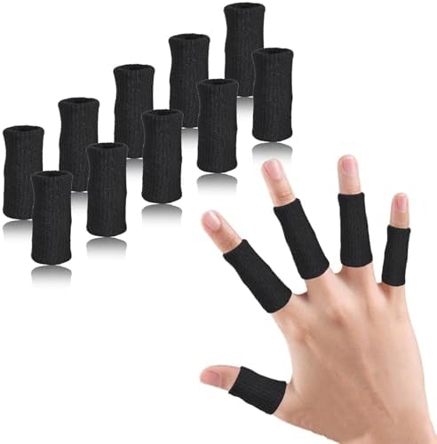 Finger Compression Sleeves, 10 Pcs by EDNYZAKRN