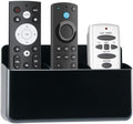 3 Slot Wall Mounted Remote Control Holder, Black by VACONICO