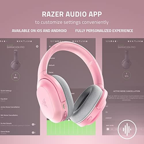 Razer Barracuda Wireless Gaming & Mobile Headset, 2.4GHz + Bluetooth, Pink - Image 6