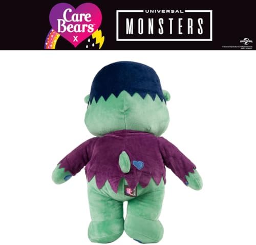 Care Bears x Universal Monsters Grumpy Bear Frankenstein Monsters Halloween Bedding Super Soft Cozy Decorative Cuddle Pillow, (Officially Licensed Product) By Franco Collectibles - Image 5