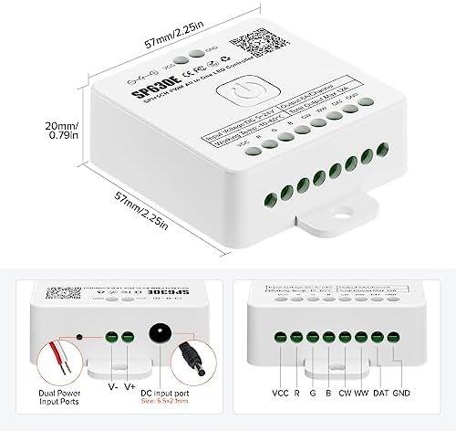 BTF-LIGHTING SP630E Bluetooth Controllers 4 Zones 2.4GHz RF RB3 Remote Kit - Image 5