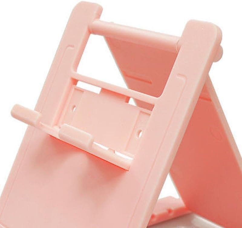 Yoidesu Game Console Stand Holder, Portable Bracket, with Mobile Phone Tablet Holder, Foldable Angle Adjustable Stand (Pink) - Image 2