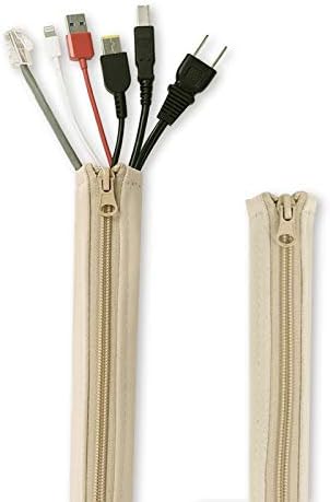 StangH Flexible Office Cable Management kit 39 Inches, 2 Pieces -Beige by StangH