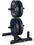 CAP 2-inch Olympic Bumper Plate Weight Set | 100-370 lbs | Multiple Colors | Storage Rack Optional by CAP
