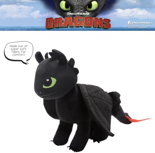 How To Train Your Dragon Toothless Bedding Super Soft Cozy Cuddle Pillow Buddy, (Officially Licensed Product) By Franco Collectibles - Image 4
