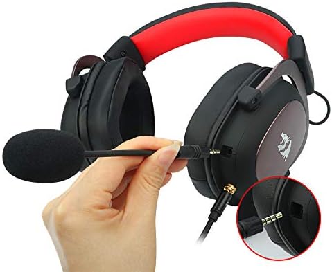 Redragon H510 Zeus Wired Gaming Headset - 7.1 Surround Sound - Memory Foam Ear Pads - 53MM Drivers - Detachable Microphone, Works for Multi-Platforms PC, PS4/3 & Xbox One/Series X, NS - Image 6