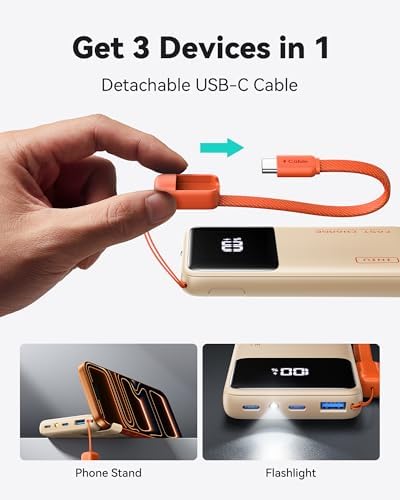 INIU Power Bank, Compact 10000mAh 45W PD Fast Charging Portable Charger - Image 4