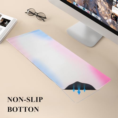 Gaming Desk Mat with Keyboard Wrist Rest Set, 4 in 1 Mouse Pad Set | Large Mouse Pad & Cloud Keyboard Wrist Rest& Mouse Wrist Rest&Coaster, Comfort and Support for Typing and Gaming - Image 6