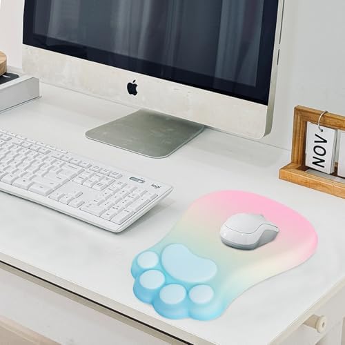 L-SPOUTTO Ergonomic Mouse Pad with Wrist Rest,Cute Mouse Pad Wrist Support - Image 6
