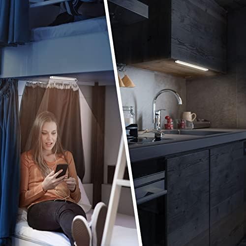 DWEPTU 12 Inch Under Cabinet Light, LED Light Bar, USB Powered, Cool White - Image 2