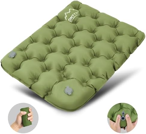 ONTYZZ Inflatable Seat Cushion Lightweight Airplane Seat Cushion | Stadium Seat Travel Cushion for Climbing Hiking Office Airplane by OTNYZZ