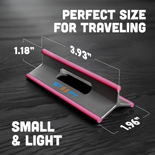 Steepy Portable Laptop Stand for Desk – Adjustable Height, & Portable Laptop Holder – Ergonomic Computer Stand for Cooling & Comfort – Slip-Proof, Sturdy Design – Universal Fit for 13-17 Inch Devices - Image 4