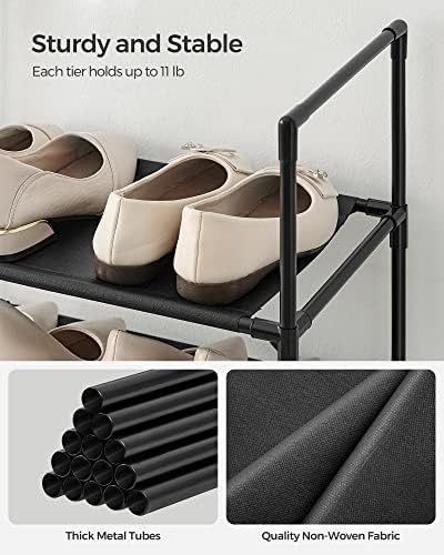 SONGMICS Shoe Rack, 10-Tier Shoe Shelf, Shoe Storage Organizer - Image 6