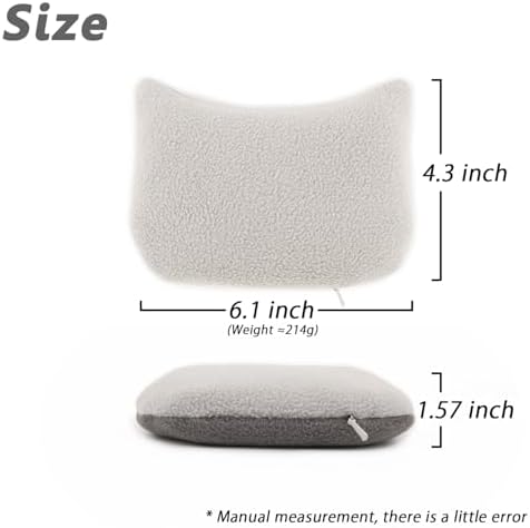 Large Mouse Wrist Rest Bean Bag, Ergonomic Mouse Support Pad Filled Ergo Beads for Computer, Laptop, PC Gaming (Gray) - Image 7