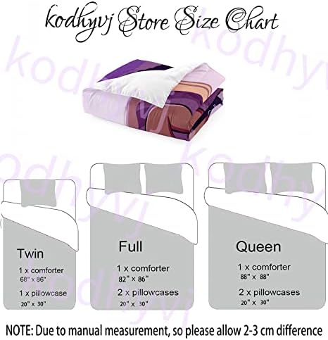 African American Comforter Sets, Pretty Black Girls Love Music Purple Duvet, Fluffy Afro Gilrs Comforter Bedding Set, Queen Size Black Girl Magic Comforter Sets 1 Comforter +2 Pillowcases - Image 6