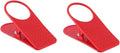 STOBAZA 2pcs Table Cup Clip Random Color Clamp for Office and Home Use Holds Standard Cans Glasses and Cups Plastic and Construction for Restaurants and Dining Tables by EaseLiving