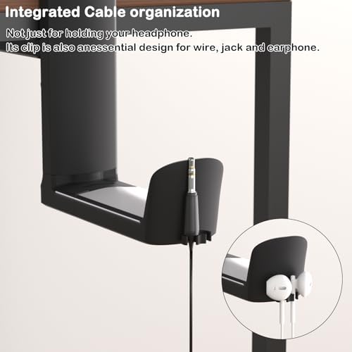 Headphone Holder Adjustable Clamp-on Headphone Hook - Image 6