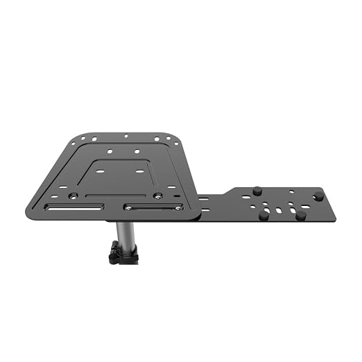 Turtle Beach VelocityOne Universal Stand for Flight Simulation & Racing Simulation Accessories with adjustable height design, metal construction, and fold flat design for PC & Xbox – Black - Image 5