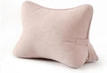 Pat. Pend. Corduroy Back Support Pillow for Sitting, Ideal for Expecting Moms, Low Back Cushion for Bed Sitting, Reading & Relaxing, Ergonomic Triangle Backrest, Washable Cover, Pink by Ailuteie