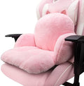 Pink Chair Cushion, Cute Chair Cushion, Pink Cat | Soft Seat Cushion For Office Desks, Gaming and Adult Floor Seating, 17 X 16.5 In, for Bedroom Playroom Dining Living Room by QYA