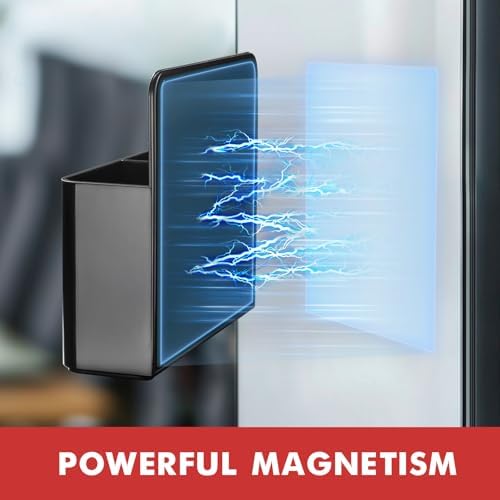 BEYGORM Plastic Magnetic Pen Holder, Powerful Magnet, 2 Pack - Image 2