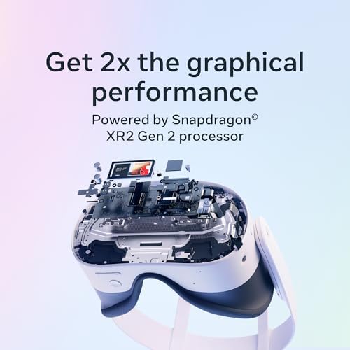Meta Quest 3S 256GB | VR Headset — Thirty-Three Percent More Memory — 2X Graphical Processing Power — Virtual Reality Without Wires — Get Batman: Arkham Shadow Included Plus Access to 40+ Games - Image 4