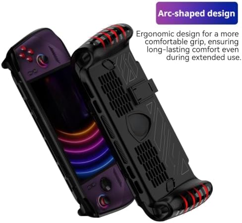 TEHAOUU TPU Protective Case, Compatible with MSI Claw 8 EX AI+ Handheld Game Console, Built-In Kickstand Cover, Game Console Shell for Desktop & Portable Gaming - Image 5