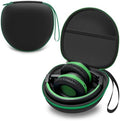 Kids Headphones Case for Folding Headphone, Black+Green Edge (Case Only) by LTGEM