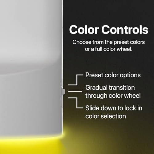 1 Pack - SnapPower Multi-Color GuideLight – Outlet Cover RGB Lights, Customizable Ambient Lighting/Mood Lighting for Home, Kitchen, Gaming Room, Kids Bedroom, Nursery, Holiday Decor (Black, Decor) - Image 4
