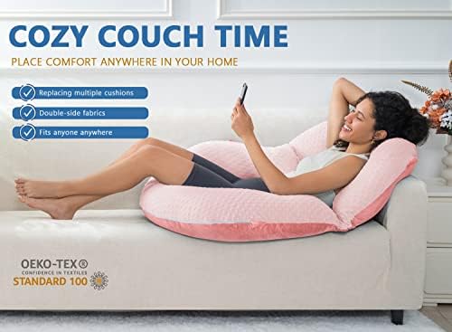 INSEN Reading Pillow, Back Pillow for Sitting in Bed and Couch, Gaming Pillow for Adults, Sit Up Support for Bed - Image 7