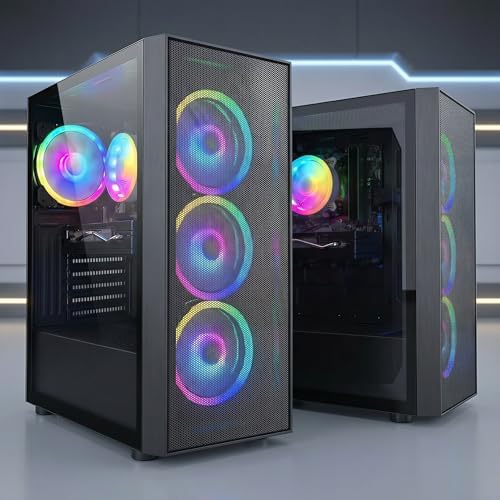 STGAubron Gaming PC Desktop,Corei7 8th Gen,RX 580 8G,16G DDR4,512G SSD - Image 3