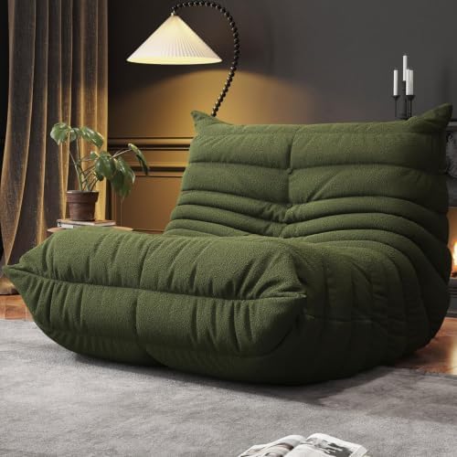 WHGBJA Giant Bean Bag Chair for Adults, Comfy Beanbag with Memory Foam | Floor Sofa Chair for Gaming, Reading, Bedroom, Living Room, Boneless, Ergonomic - Image 6