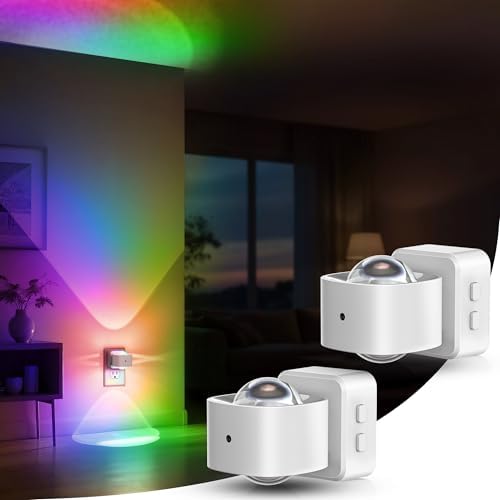 Briignite Night Light Projector, RGB Color Changing Night Light for Kids by WelcometoBriigniteenjoyyourtimehere