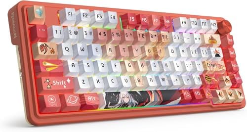 Redragon K673 PRO Wireless 81-Key RGB Gasket Gaming Keyboard, Scroll Knob - Image 4